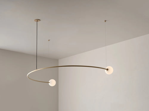 VOLKER HAUG STUDIO SINGLE ARC CHANDELIER