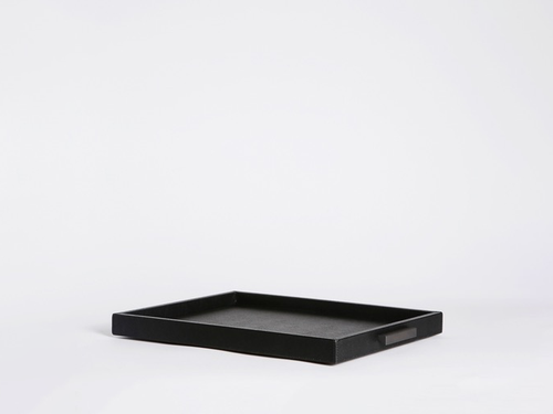 GIOBAGNARA DECO TRAY MEDIUM / BLACK L17.5” x W13.5” x H1.5"