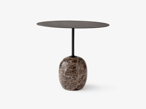 &TRADITION LUCA NICHETTO LN9 OVAL LATO TABLE H17.7" x W19.7" x L15.7"