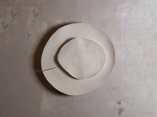 ASH DESIGN ECLIPSE LARGE SCONCE / SILK Ø21.5"