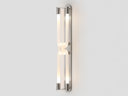 ARTICOLO LOOPI DOUBLE WALL SCONCE H24" x W3.37"