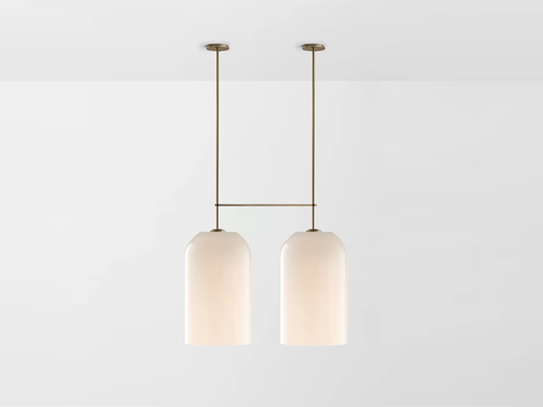 ARTICOLO LUMI EXTRA LARGE DOUBLE PENDANT H56.6" x Ø11.8"