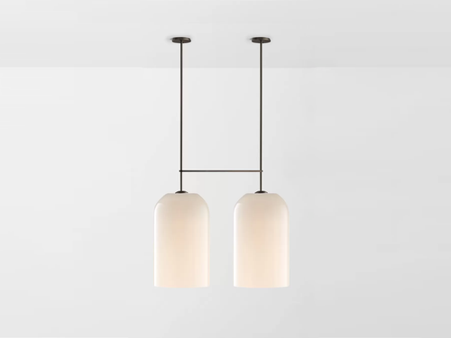 ARTICOLO LUMI EXTRA LARGE DOUBLE PENDANT H56.6" x Ø11.8"