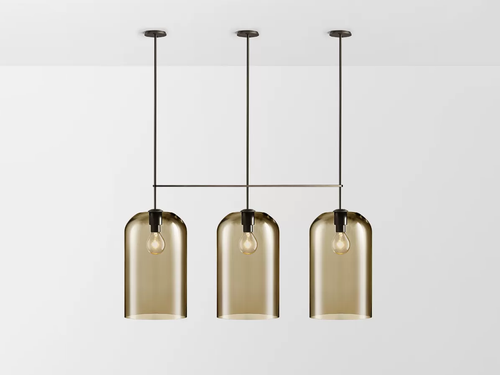ARTICOLO LUMI EXTRA LARGE TRIPLE PENDANT H56.6" x Ø11.8"