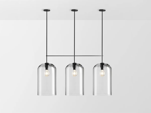 ARTICOLO LUMI EXTRA LARGE TRIPLE PENDANT H56.6" x Ø11.8"