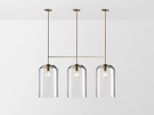 ARTICOLO LUMI EXTRA LARGE TRIPLE PENDANT H56.6" x Ø11.8"