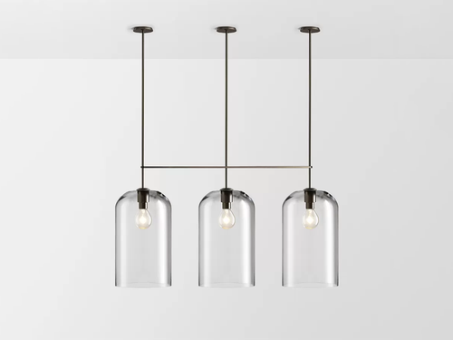 ARTICOLO LUMI EXTRA LARGE TRIPLE PENDANT H56.6" x Ø11.8"