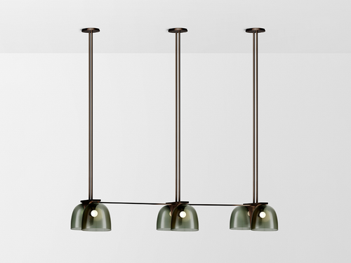 ARTICOLO TUBI TRIPLE PENDANT H34.25" x W45.28" x D13.4"