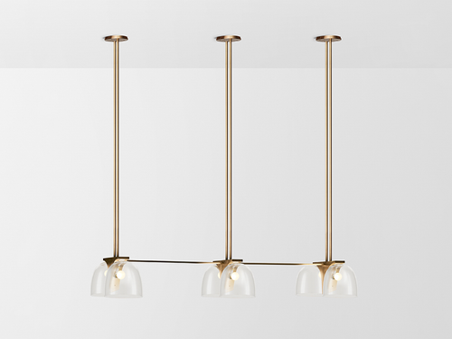 ARTICOLO TUBI TRIPLE PENDANT H34.25" x W45.28" x D13.4"