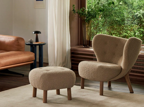 &TRADITION VIGGO BOESEN LITTLE PETRA POUF H14.6" x D20.9" x L20.9"