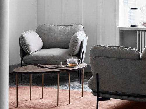 &TRADITION LUCA NICHETTO LN1 CLOUD LOUNGE CHAIR H29.5" x D33" x L39.3" x SH15.7"