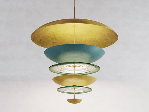 ATELIER001 CAROUSEL OXIDIUM CHANDELIER Ø39.5" x H42.5"