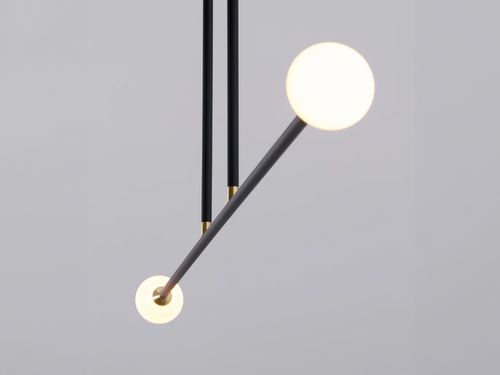 ROLL & HILL APOLLO CHANDELIER / 2 L53" x D3" x H40"