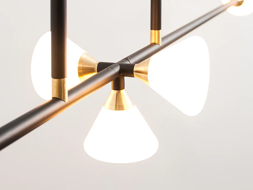 ROLL & HILL APOLLO CHANDELIER / 5 L53" x D6" x H41.5"