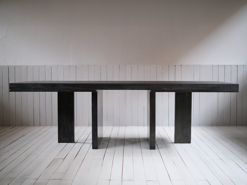ARNO DECLERCQ DINING TABLE 052022 L98.4" x D43.3" x H29.5"