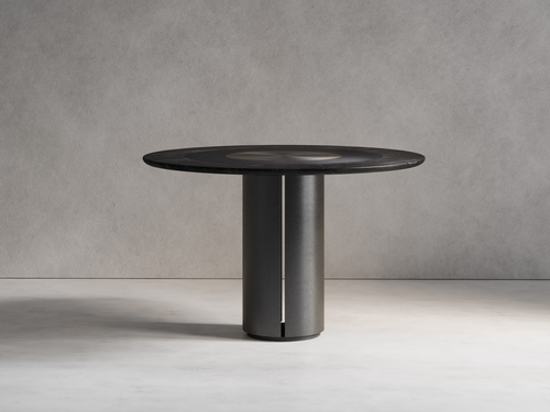 ATELIER001 CAROUSEL DINING TABLE / NOIR Ø47.25" x H30"