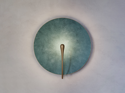 ATELIER001 VERDIGRIS WALL SCONCE