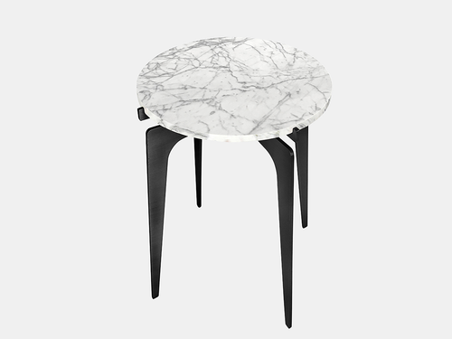 GABRIEL SCOTT PRONG SIDE TABLE Ø18.5" x H21.5"