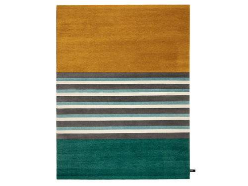 CC-TAPIS CHARLOTTE PERRIAND BLUE BLANC GRIS RUG 7'5" x 9'8"