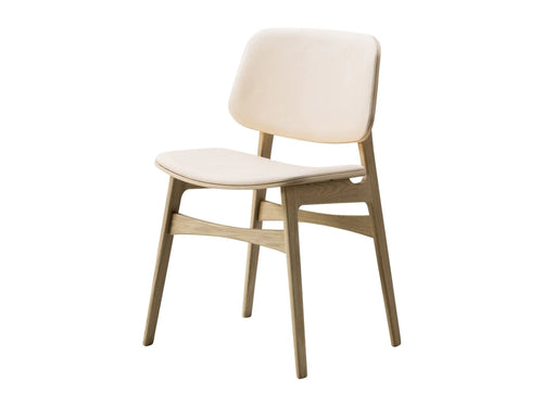 FREDERICIA BORGE MOGENSEN SOBORG CHAIR  W20.08" x D19.09" x H31.5"