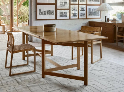 FREDERICIA BORGE MOGENSEN BM61 CHAIR / CANE W18.9" x D18.9" x H30.12" x SH18.11"