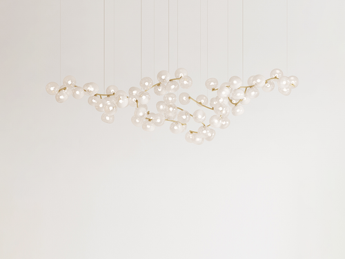 GIOPATO & COOMBES MAEHWA CHANDELIER BRANCH 68 L104" x D28.9" x H31.9"