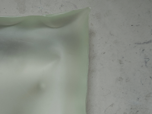BEN STORMS EX HALE WALL PIECE / CAST GLASS H35.4” x W17.7” x D3.9”
