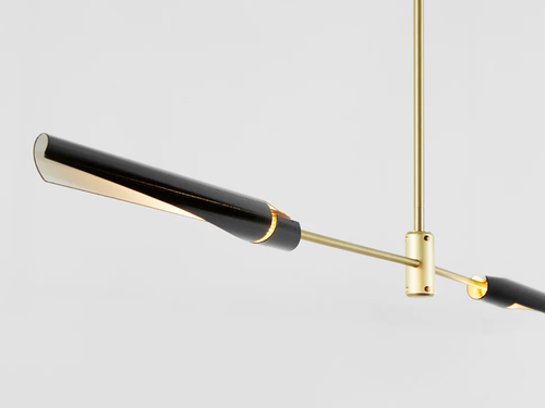 ROLL & HILL BODEN CHANDELIER / HORIZONTAL 02 L69.3" x D1.5" x H3"