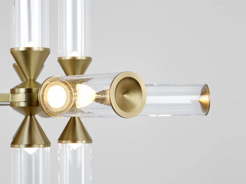 ROLL & HILL CASTLE CHANDELIER / 12-03 Ø20" x H37.5"