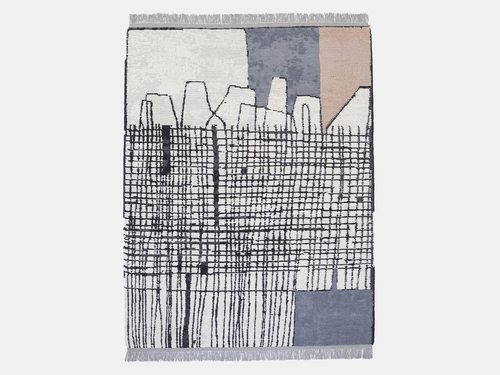 CC-TAPIS GIUSEPPE DI COSTANZO SEGNI MINIMI 1 RUG 7'5" X 9'8"