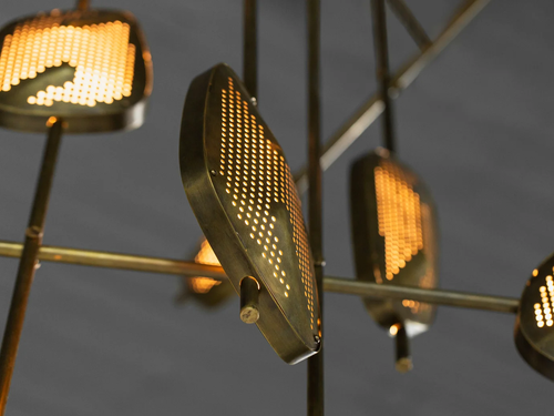 FEDERICO STEFANOVICH CANDELERA 03 PENDANT Ø37" x H74"