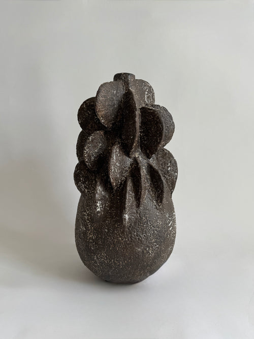 JULIE NELSON CHARCOAL BLOOM VASE Ø8.5" x H16.5"