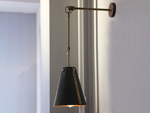 MATERIA FULCRUM SCONCE D6”-12" x H28”