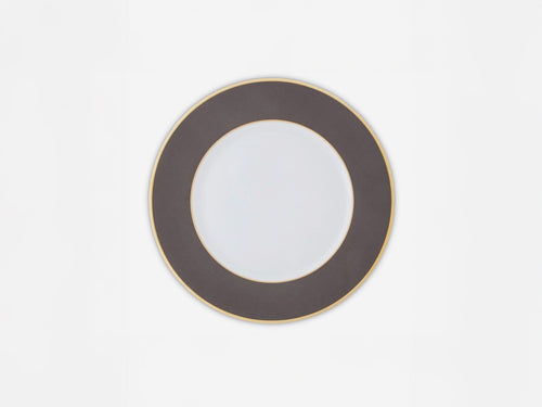 AUGARTEN COLORS OF AUGARTEN DESSERT PLATE / SLATE GREY MATTE Ø7.8"