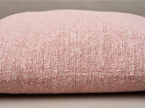 VALENTINA HOYOS COTTON PILLOW / CORAL CLARO 24" x 24"