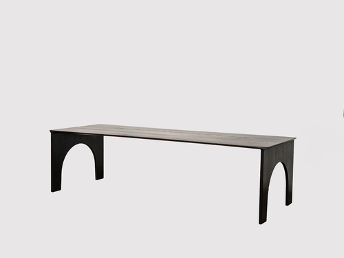 STUDIO COBER KURO DINING TABLE 250 98.5” x D39” x H29"