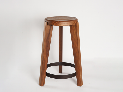 MANDY GRAHAM BAR STOOL Ø13” x H27”