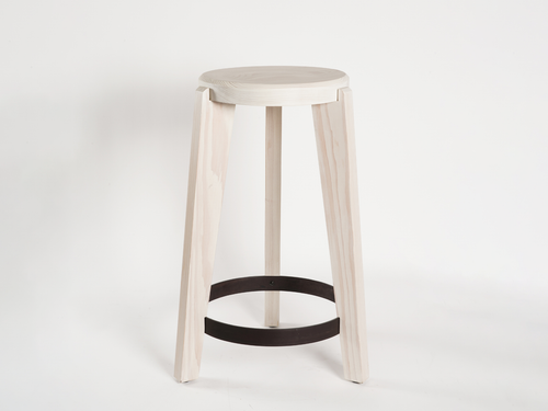 MANDY GRAHAM BAR STOOL Ø13” x H27”