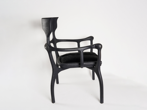 MANDY GRAHAM MARTA CHAIR H36.5” x W26.5” x D19” x SH16.5"