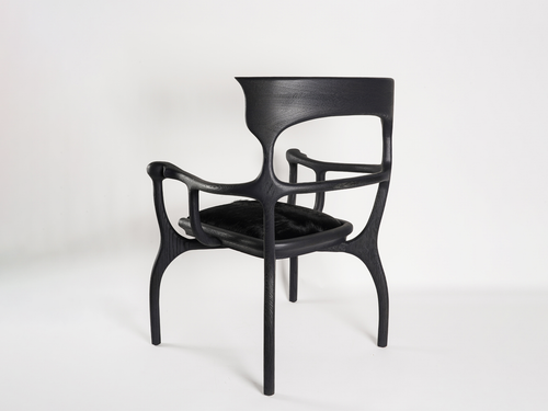 MANDY GRAHAM MARTA CHAIR H36.5” x W26.5” x D19” x SH16.5"
