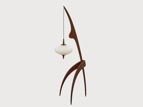 THE PRAYING MANTIS FLOOR LAMP H64" x W18.5" x D16"