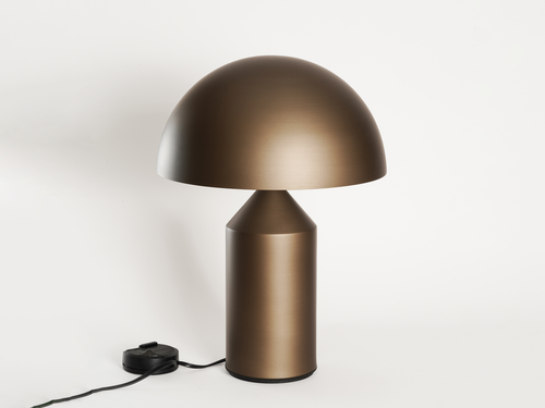 OLUCE ATOLLO MEDIUM TABLE LAMP / MEDIUM BRONZE H19.7"