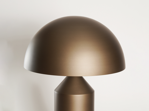 OLUCE ATOLLO MEDIUM TABLE LAMP / MEDIUM BRONZE H19.7"