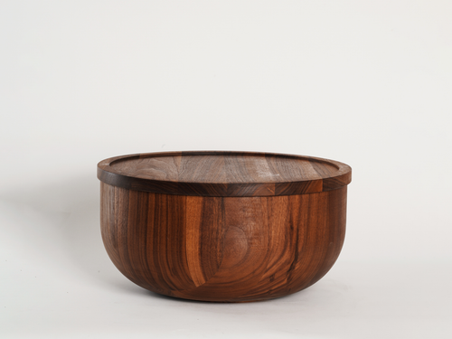 MICHAËL VERHEYDEN BUSK BOWL / WALNUT H8" x Ø15.5"