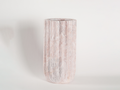 ENTE FLOREROS DON VASE LARGE / ROSA TEPEACA (PINK) Ø7" x H14" **