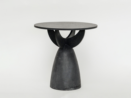 ROOMS STUDIO VOLCANIC MOON TABLE Ø23.5" x H23.75"