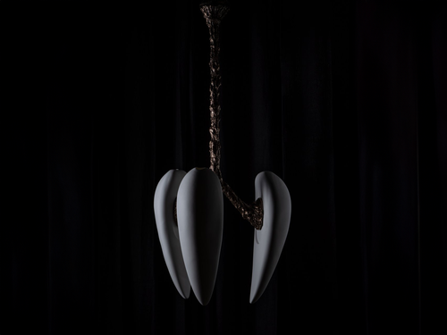 WILLIAM GUILLON LV-426 BALANCED CHANDELIER H53" x Ø31.4"