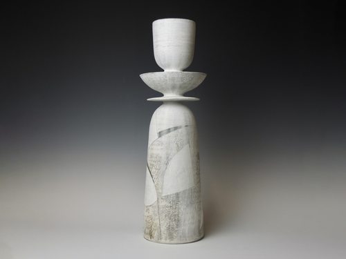 JEFFREY LOURA UNEARTHED VESSEL 2141 Ø6.5" x H22"