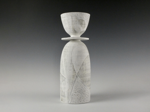JEFFREY LOURA UNEARTHED VESSEL 2209 Ø6.75" x H19"
