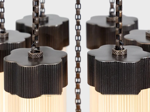 MATTER MADE JAMIE GRAY DELPHI 7 CHANDELIER L12” x W12” x H15”